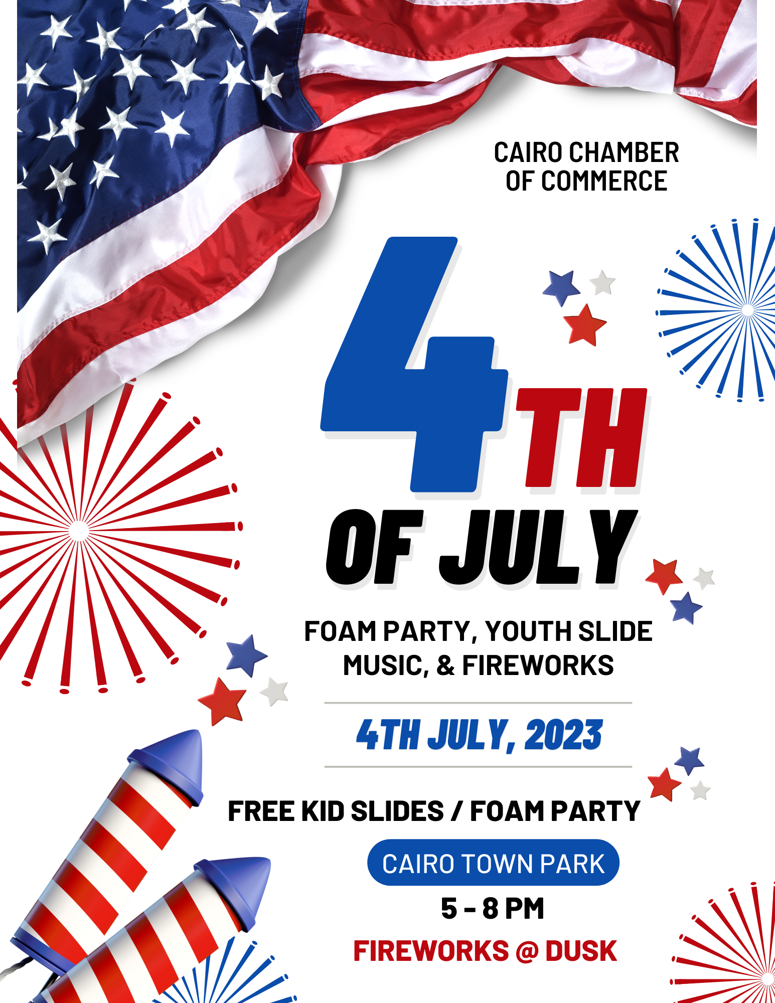 4th Of July 2023 Celebration At The Cairo Town Park Town Of Cairo 4th Of July 2023 Celebration At The Cairo Town Park Town Of Cairo